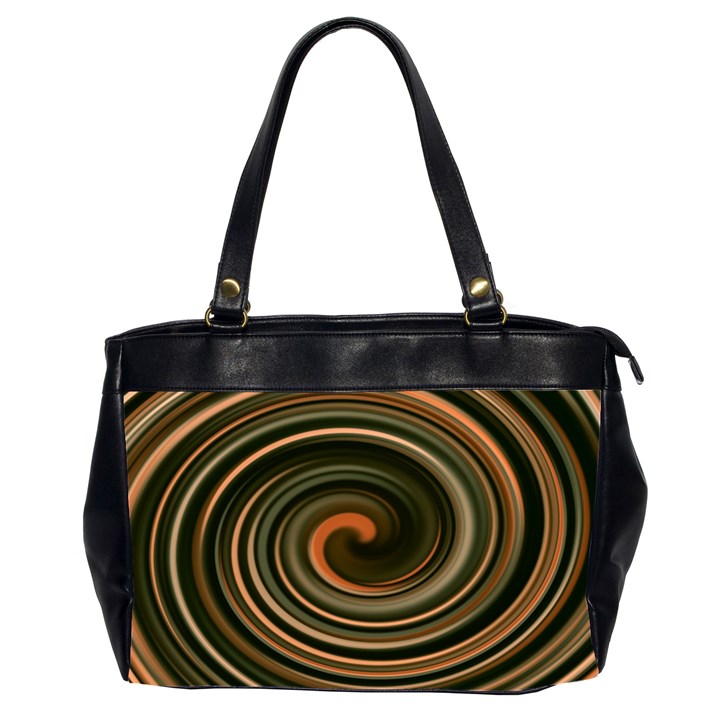 Strudel Spiral Eddy Background Office Handbags (2 Sides) 