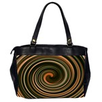 Strudel Spiral Eddy Background Office Handbags (2 Sides)  Back