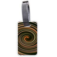 Strudel Spiral Eddy Background Luggage Tags (one Side)  by Nexatart