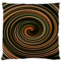 Strudel Spiral Eddy Background Large Cushion Case (two Sides) by Nexatart