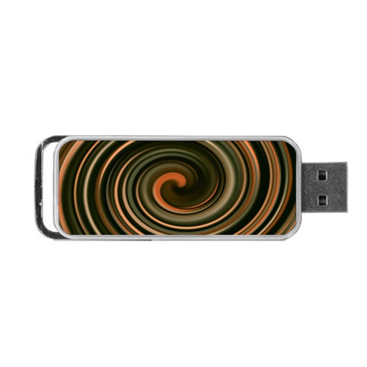 Strudel Spiral Eddy Background Portable USB Flash (Two Sides)