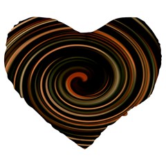 Strudel Spiral Eddy Background Large 19  Premium Heart Shape Cushions by Nexatart