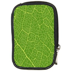 Green Leaf Line Compact Camera Cases by Mariart