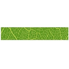 Green Leaf Line Flano Scarf (large)