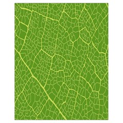 Green Leaf Line Drawstring Bag (small) by Mariart