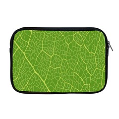 Green Leaf Line Apple Macbook Pro 17  Zipper Case by Mariart