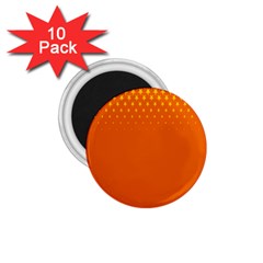 Orange Star Space 1 75  Magnets (10 Pack)  by Mariart