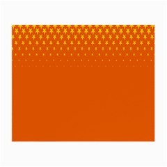 Orange Star Space Small Glasses Cloth