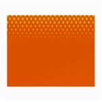 Orange Star Space Small Glasses Cloth Front