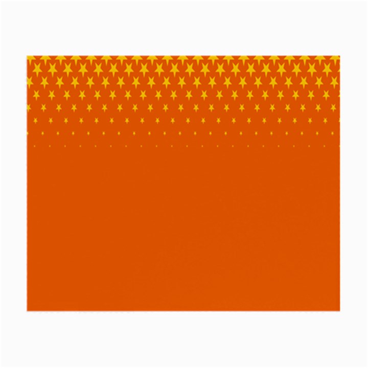 Orange Star Space Small Glasses Cloth