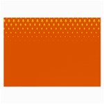 Orange Star Space Large Glasses Cloth (2-Side) Front