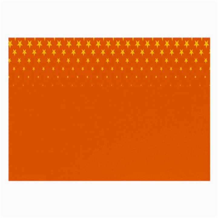 Orange Star Space Large Glasses Cloth (2-Side)