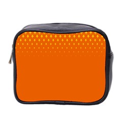 Orange Star Space Mini Toiletries Bag 2-side by Mariart