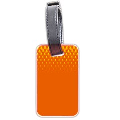 Orange Star Space Luggage Tags (two Sides) by Mariart