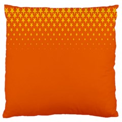 Orange Star Space Standard Flano Cushion Case (one Side) by Mariart