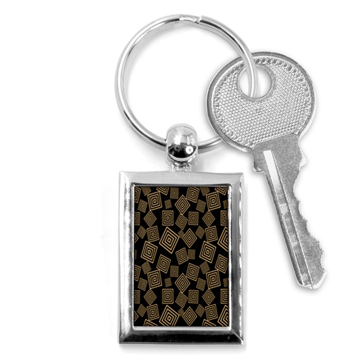 Magic Sleight Plaid Key Chains (Rectangle) 