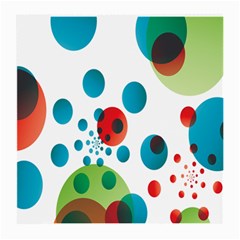 Polka Dot Circle Red Blue Green Medium Glasses Cloth by Mariart