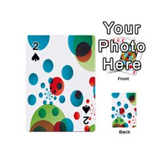 Polka Dot Circle Red Blue Green Playing Cards 54 (mini)  by Mariart