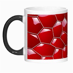 Plaid Iron Red Line Light Morph Mugs by Mariart