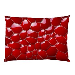 Plaid Iron Red Line Light Pillow Case by Mariart