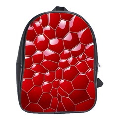 Plaid Iron Red Line Light School Bags(large)  by Mariart