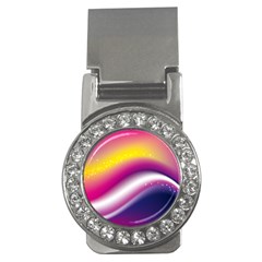 Rainbow Space Red Pink Purple Blue Yellow White Star Money Clips (cz)  by Mariart