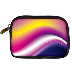 Rainbow Space Red Pink Purple Blue Yellow White Star Digital Camera Cases by Mariart