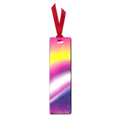 Rainbow Space Red Pink Purple Blue Yellow White Star Small Book Marks by Mariart