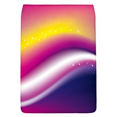 Rainbow Space Red Pink Purple Blue Yellow White Star Flap Covers (s)  by Mariart