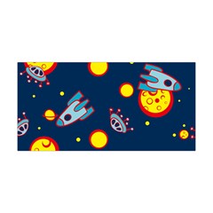 Rocket Ufo Moon Star Space Planet Blue Circle Yoga Headband by Mariart