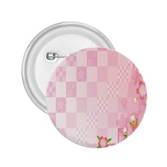 Sakura Flower Floral Pink Star Plaid Wave Chevron 2 25  Buttons by Mariart