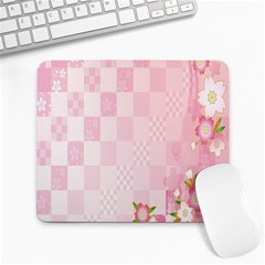 Sakura Flower Floral Pink Star Plaid Wave Chevron Large Mousepads