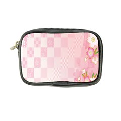 Sakura Flower Floral Pink Star Plaid Wave Chevron Coin Purse by Mariart