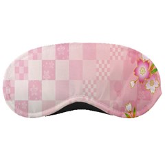 Sakura Flower Floral Pink Star Plaid Wave Chevron Sleeping Masks by Mariart