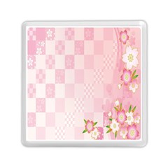 Sakura Flower Floral Pink Star Plaid Wave Chevron Memory Card Reader (square)  by Mariart