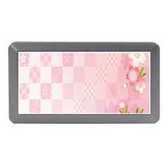 Sakura Flower Floral Pink Star Plaid Wave Chevron Memory Card Reader (mini) by Mariart