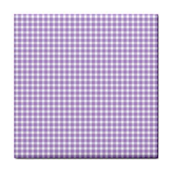 Plaid Purple White Line Tile Coasters by Mariart