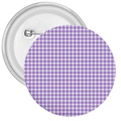 Plaid Purple White Line 3  Buttons