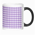 Plaid Purple White Line Morph Mugs Right