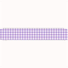 Plaid Purple White Line Small Bar Mats by Mariart