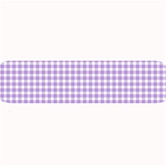 Plaid Purple White Line Large Bar Mats by Mariart