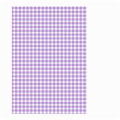 Plaid Purple White Line Small Garden Flag (two Sides) by Mariart