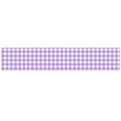 Plaid Purple White Line Flano Scarf (large) by Mariart