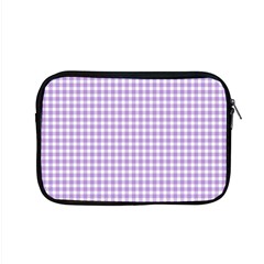 Plaid Purple White Line Apple Macbook Pro 15  Zipper Case by Mariart