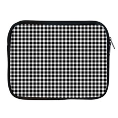 Plaid Black White Line Apple Ipad 2/3/4 Zipper Cases by Mariart