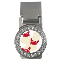 Sand Animals Red Crab Money Clips (cz)  by Mariart