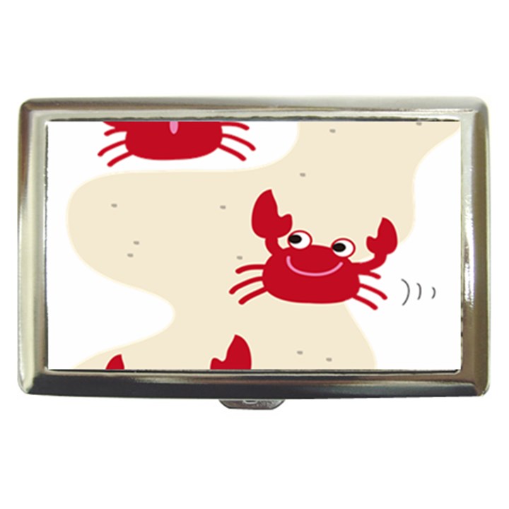 Sand Animals Red Crab Cigarette Money Cases