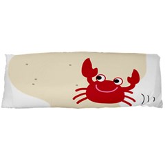 Sand Animals Red Crab Body Pillow Case Dakimakura (two Sides) by Mariart