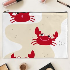 Sand Animals Red Crab Cosmetic Bag (xxxl)  by Mariart