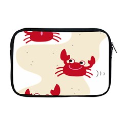 Sand Animals Red Crab Apple Macbook Pro 17  Zipper Case by Mariart